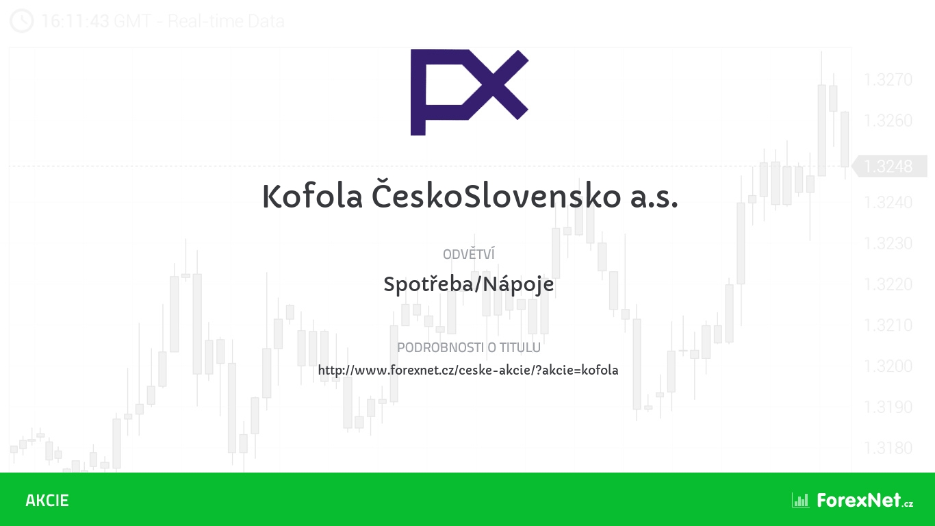 Akcie Kofola ČeskoSlovensko a.s. aktuálně, online, diskuze, vývoj, ceny, dividendy, graf, kurz, doporučení